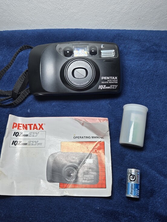 Pentax Other - Pentax IQZoom EZY 35mm Point & Shoot Film Camera TESTED-WORKS